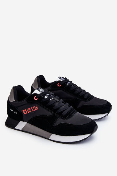 Чоловіче спортивне взуття Memory Foam System Big Star LL174158 Чорне