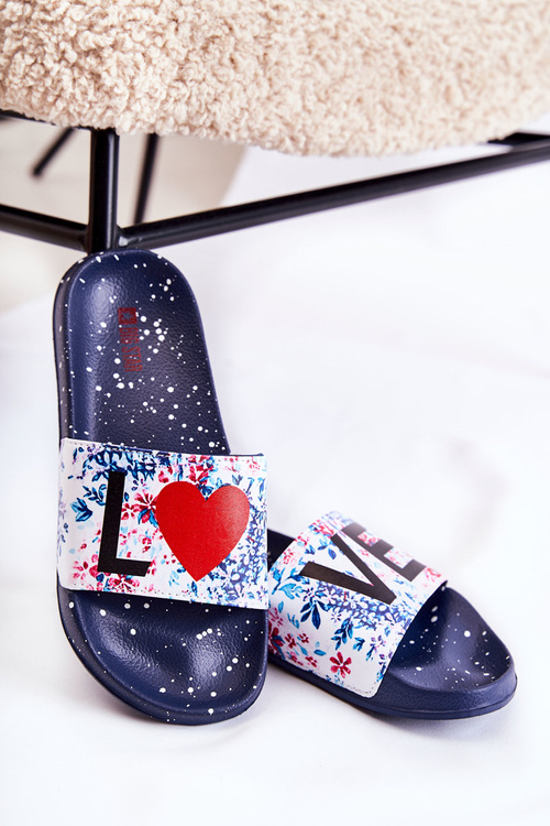 Гумові тапочки Big Star Love DD274A257 Navy