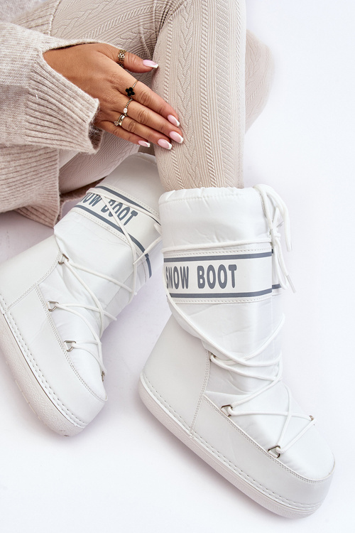 Жіночі високі зимові черевики білі Venila