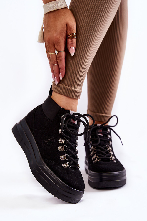 Черевики Cross Jeans KK2R4074C Чорні