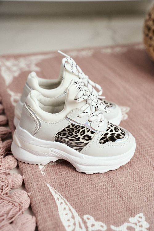 Дитяче спортивне взуття Leopard White Penny