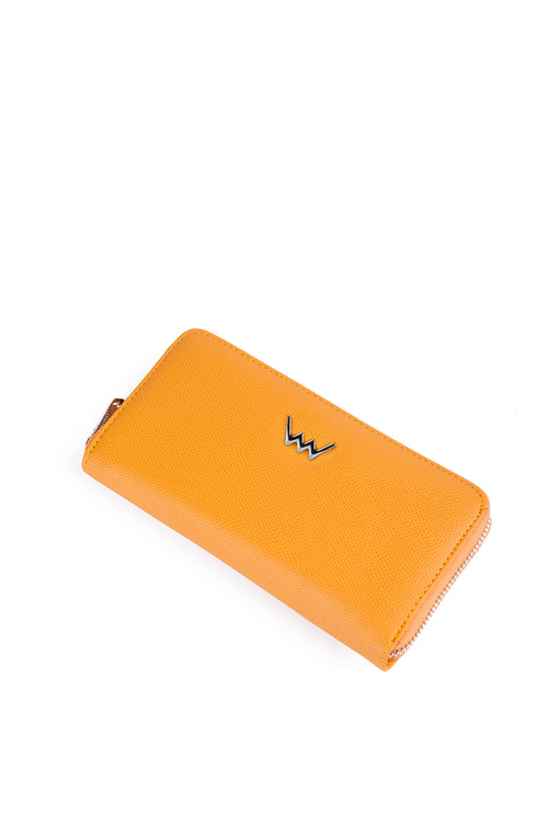 Великий жіночий гаманець на блискавці жовтий Hailey