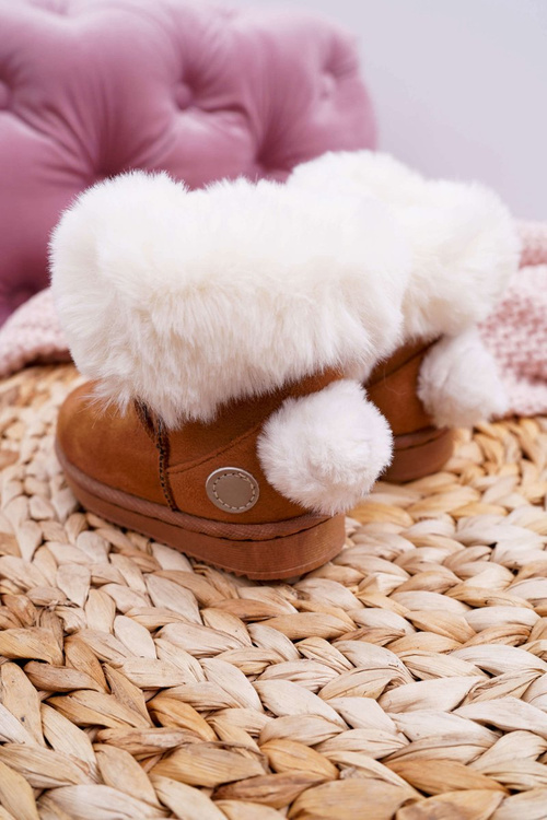 Дитячі чоботи Snow Boots з хутром Camel Kiks