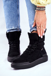 Жіночі зимові черевики Big Star Black GG274990