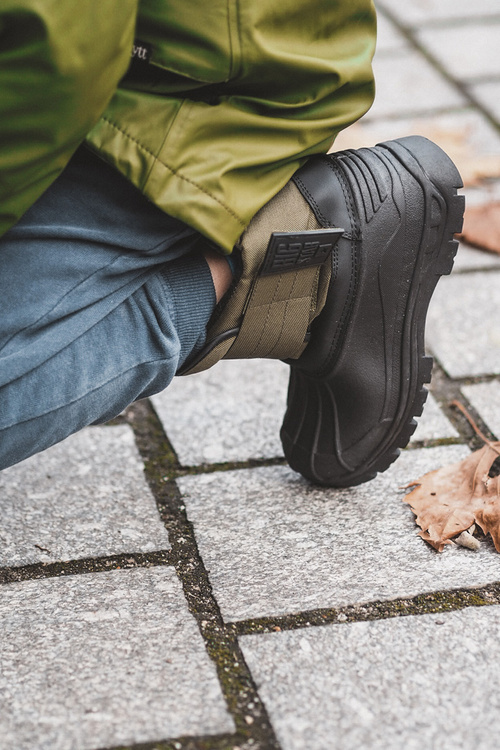 Дитячі черевики з флісовою підкладкою хакі MM374123