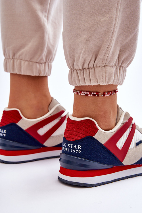 Зручні жіночі кросівки Memory Foam Big Star LL274950 Red