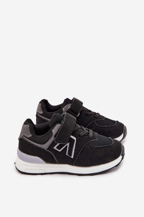 Спортивне взуття Кросівки Дитячі на липучці Чорні Galisse