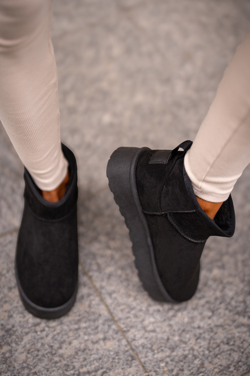 Низькі зимові черевики на платформі Big Star OO274A099 Чорні