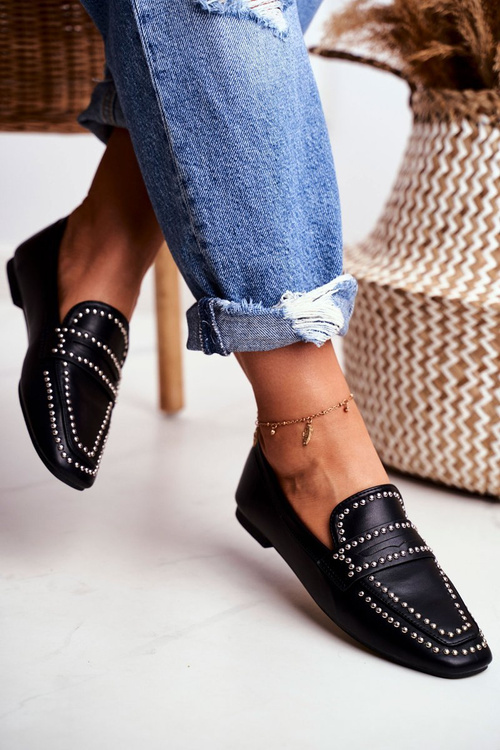 Чорні жіночі туфлі Lords Jets Harriet