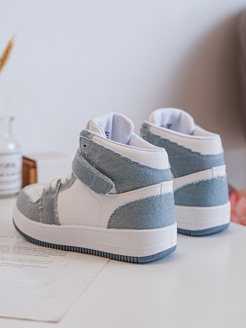 Дитяче спортивне взуття Джинси біло-блакитні Milara