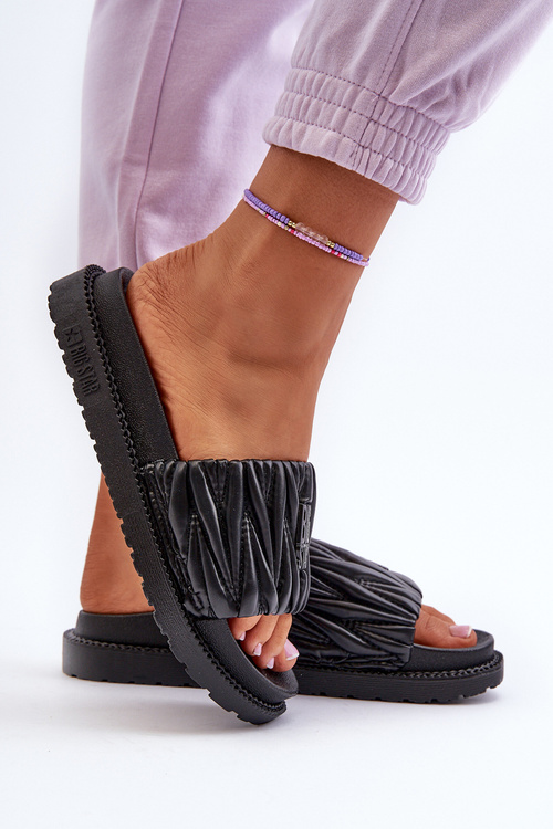 Жіночі босоніжки на платформі Big Star NN274A745 Чорні