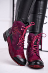 Чоботи жіночі Maciejka Warm Leather Purple 04625-23