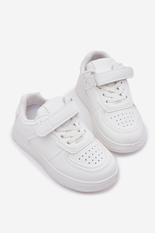 Дитяче Спортивне Взуття З Еко Шкіри Білі Ліора