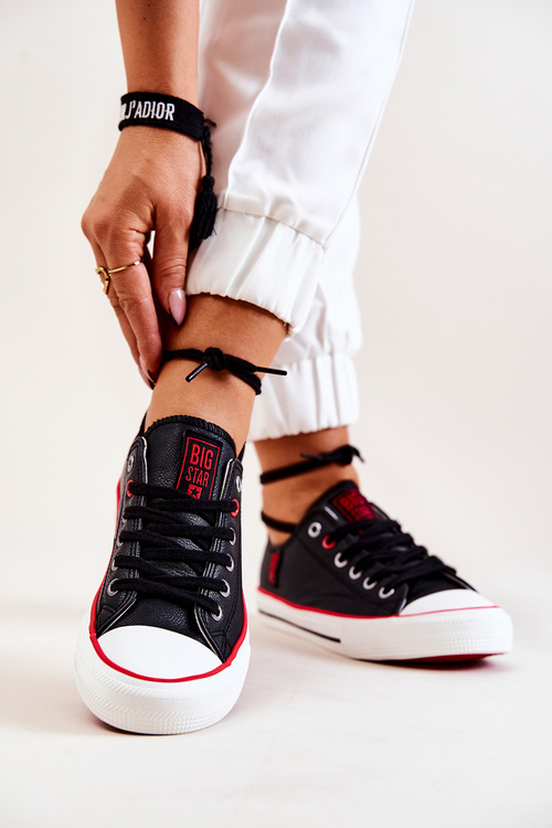 Шкіряні кросівки BIG STAR JJ274129 Чорні