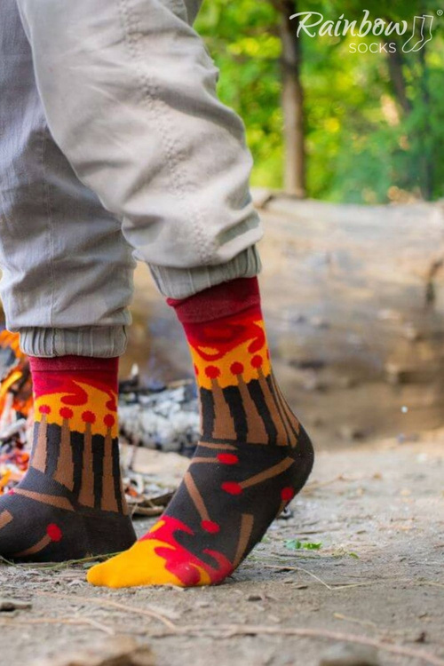 Шкарпетки MATCH BOX Сірники Rainbow Socks