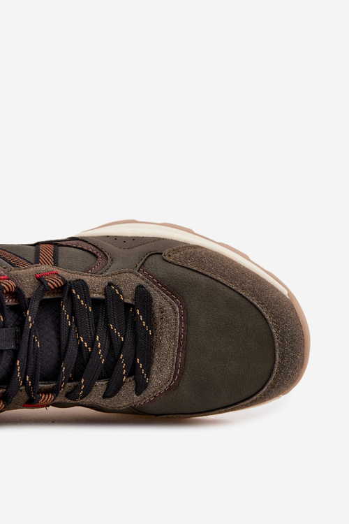 Чоловічі походні черевики WRANGLER WEST MEN MID 20253027 Темно-зелений