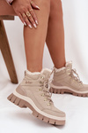 Теплі жіночі чоботи Lee Cooper LCJ-25-31-3910 Бежеві