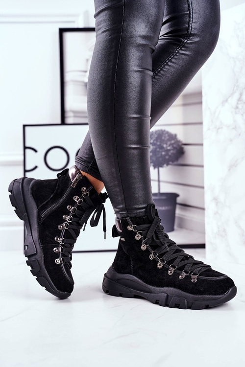 Жіноче взуття Trekker Leather Suede Big Star GG274893