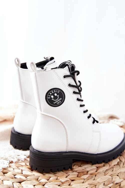 Дитячі розігріваючі пінетки Робочі Біла Розалі