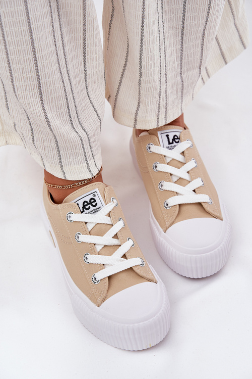 Жіночі Кросівки На Платформі Бежеві LEE ISLA C WOMEN LOW 50251001