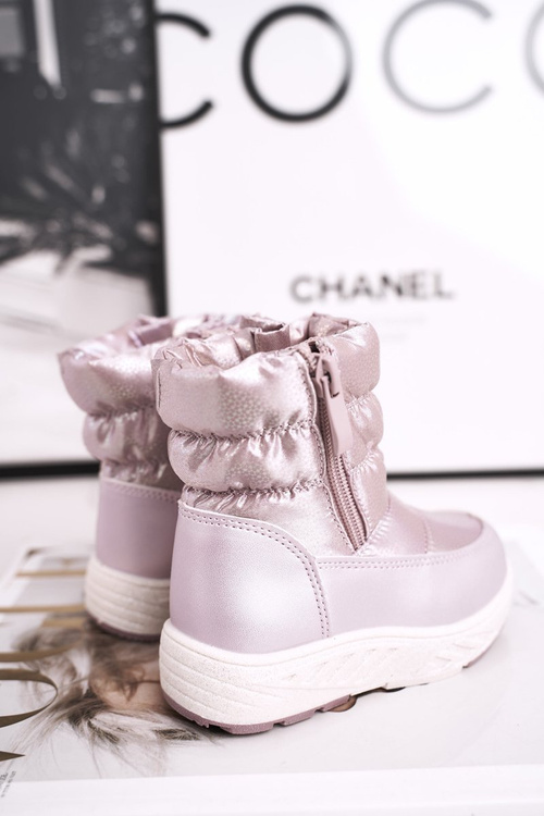 Жіночі зимові черевики теплі з натуральної вовни рожеві Cruella