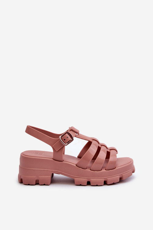 Жіночі босоніжки з запахом ZAXY NN285038 Dirty Pink