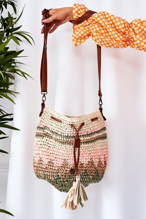 Плетена сумка NOBO XK0430 Бежева