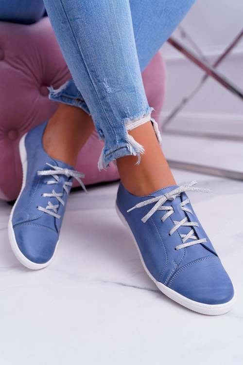Жіноче взуття Взуття Взуття Maciejka Leather Bright Blue 4049A