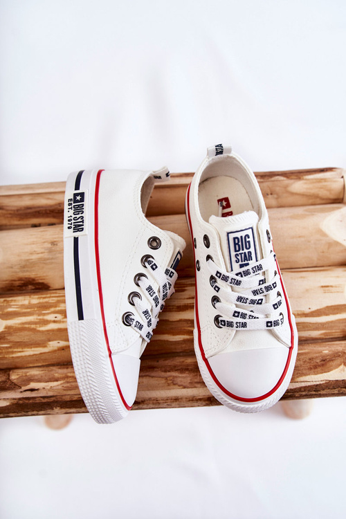 Дитячі шкіряні кросівки BIG STAR KK374042 Білі