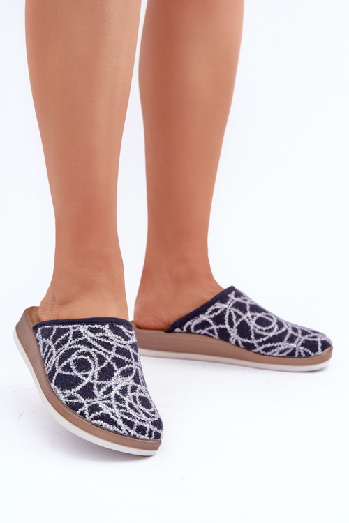 Блискучі Жіночі Тапочки Inblu CT000028 Темно-Сині