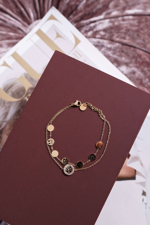 Жіночий знаменитий браслет "Золоте дерево життя".