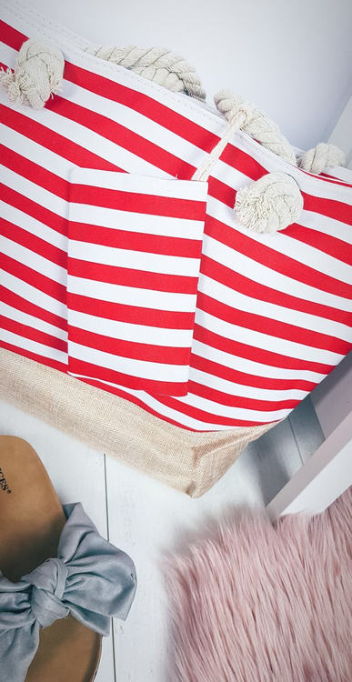 Велика червона сумочка Beachy. Жіночі темно-сині сумки