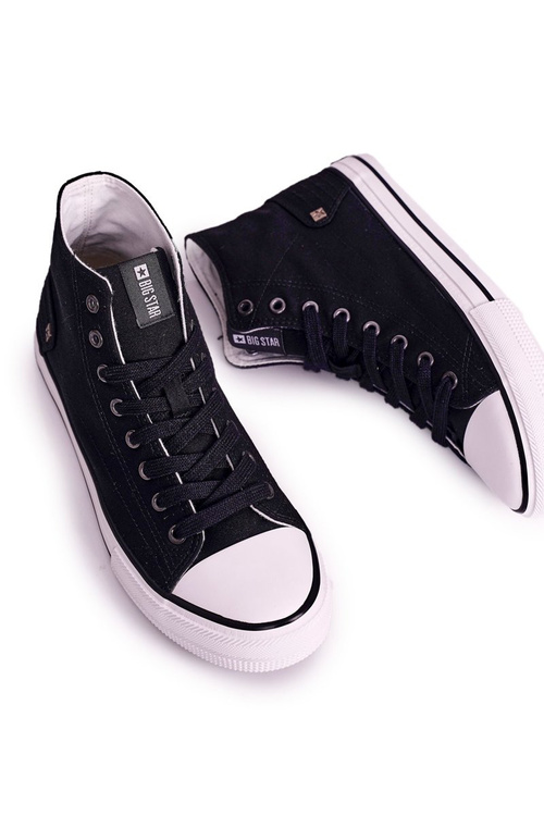 Чоловічі класичні високі кросівки BIG STAR DD174249 Чорні