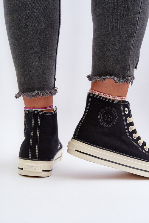 Жіночі високі кросівки Big Star NN274283 Чорні