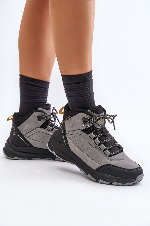Ізольовані трекінгові черевики для молоді McKeylor 14011 сірі