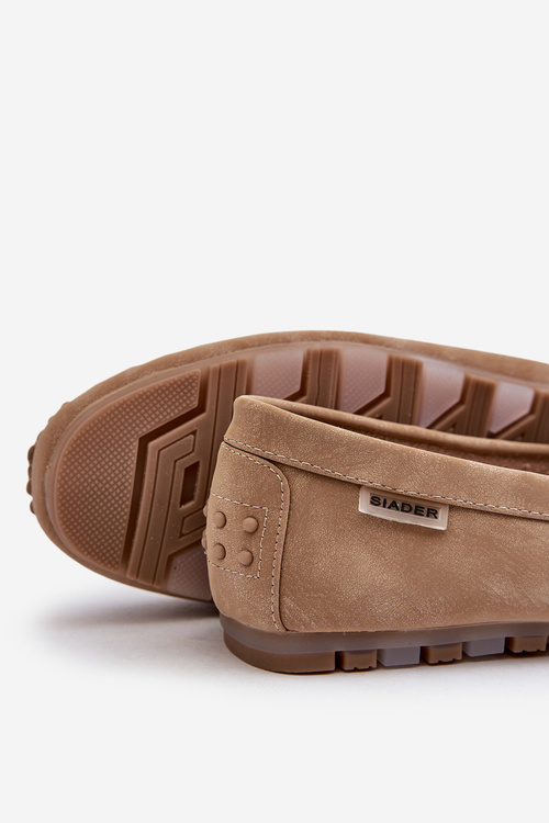 Жіночі бежеві лофери зі штучної шкіри Celoria