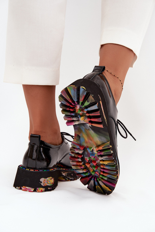 Лаковані шкіряні жіночі туфлі Artiker 57C0172 Чорні