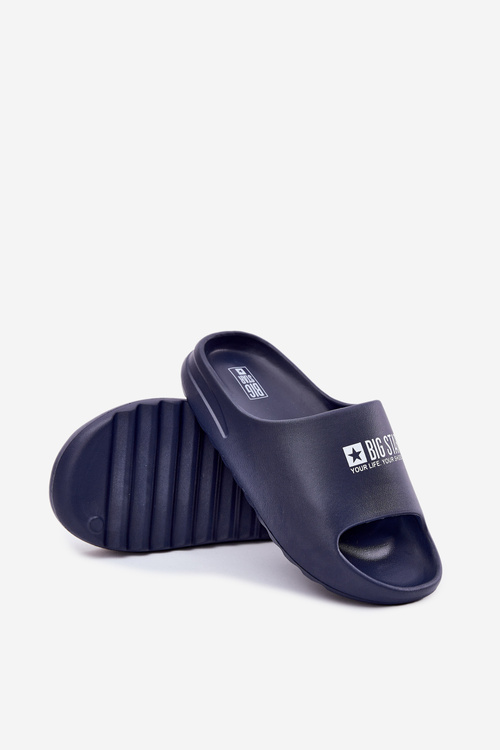 Чоловічі Пінні Сандалі З Логотипом Big Star RR174A014 Темно-сині