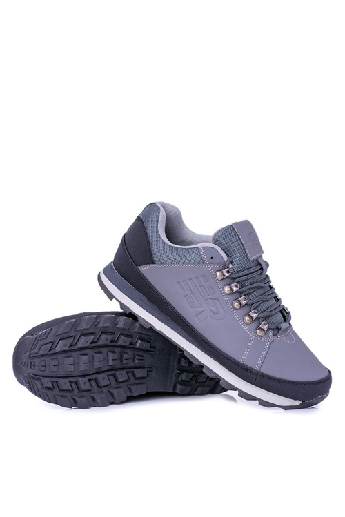 Однотонні чоловічі сірі трекінгові черевики Newlans