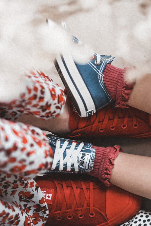 Дитячі класичні низькі кросівки BIG STAR HH374195 Темно-синій