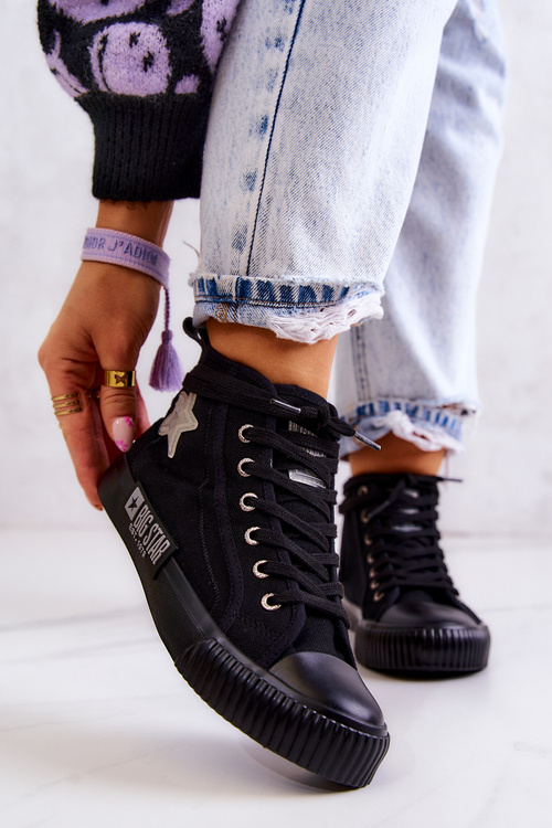 Класичні високі кросівки Big Star JJ274380 Чорні