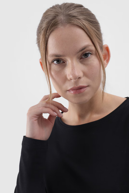 Гладка футболка з довгим рукавом 4F біла 4FWMM00TLONF376-10S