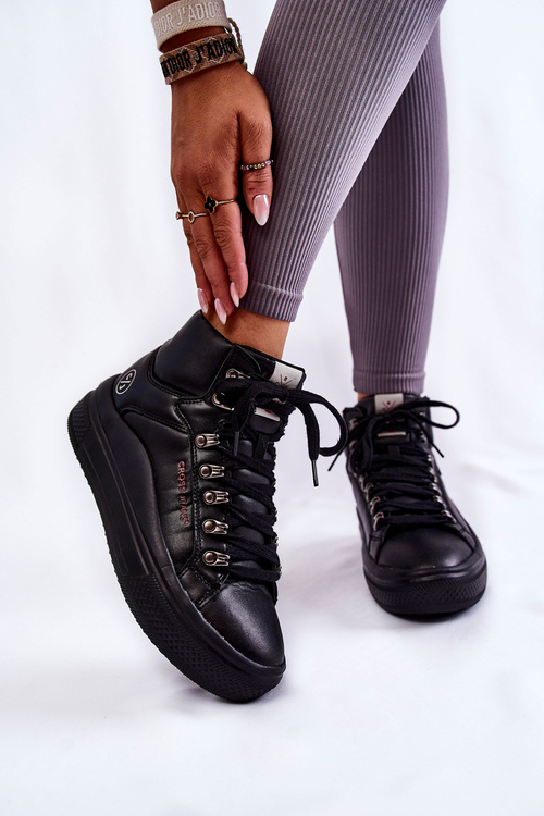 Жіночі високі кросівки Cross Jeans KK2R4029C Чорні