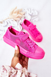 Дитячі кросівки з сіткою BIG STAR HH374019 Фуксія
