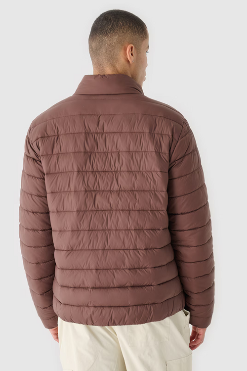 Чоловічий пуховик із синтетичним наповнювачем Коричневий 4F 4FWAW24TDJAM483-80S