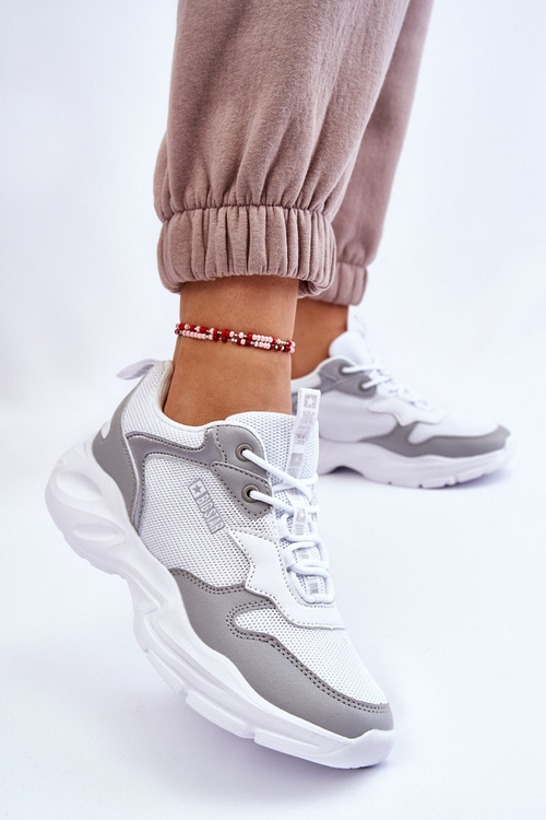 Жіноче легке спортивне взуття Big Star LL274375 White-Grey