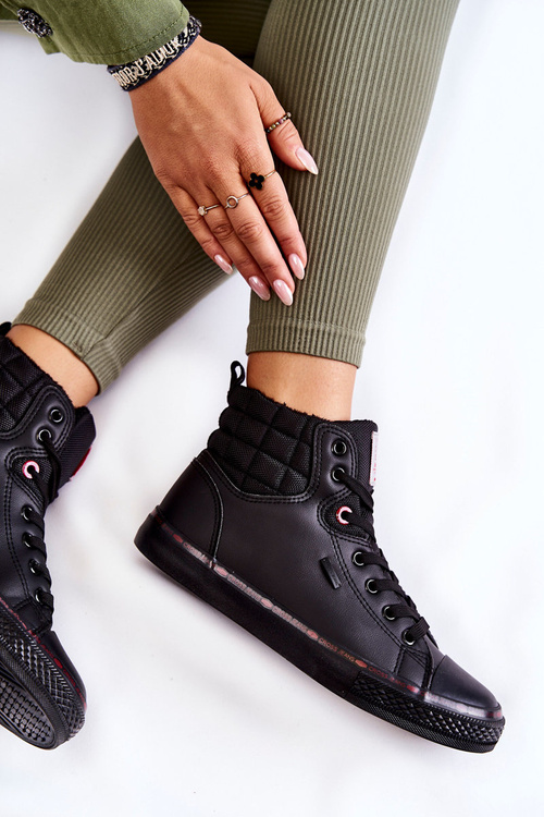 Жіночі високі кросівки Cross Jeans KK2R4058C Чорні