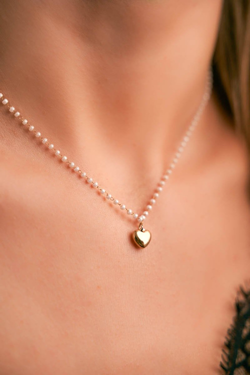Жіноче золоте намисто ланцюжок Gems Heart Camilla