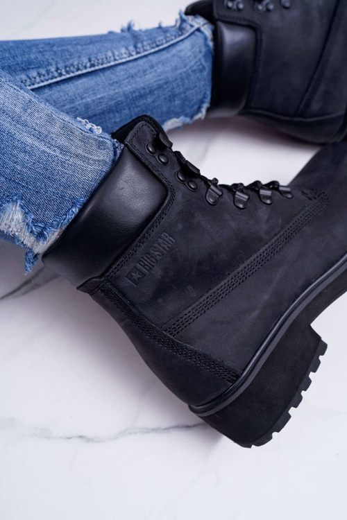 Жіночі чоботи Trappers Big Star Black EE274033