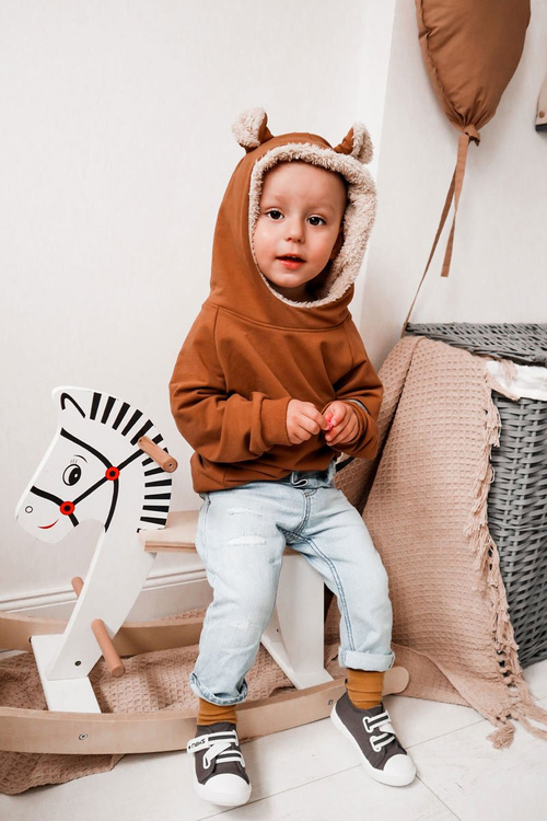 Дитячі кросівки на липучці Сірі News